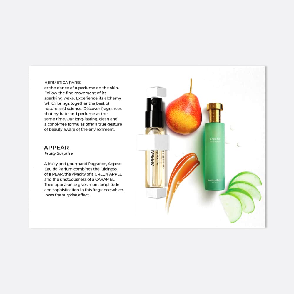 Hermetica Paris | Appear - Eau de Parfum Sample 1.5ml - Card