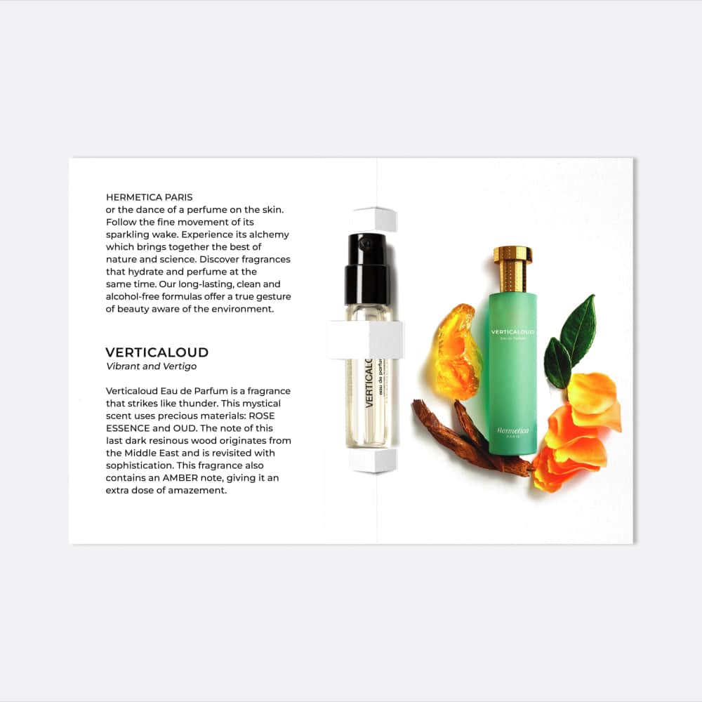 Hermetica Paris | Verticaloud - Eau de Parfum Sample 1.5ml - Card