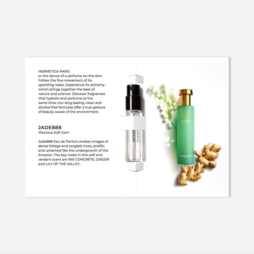 Hermetica Paris | Jade888 - Eau de Parfum Sample 1.5ml - Card