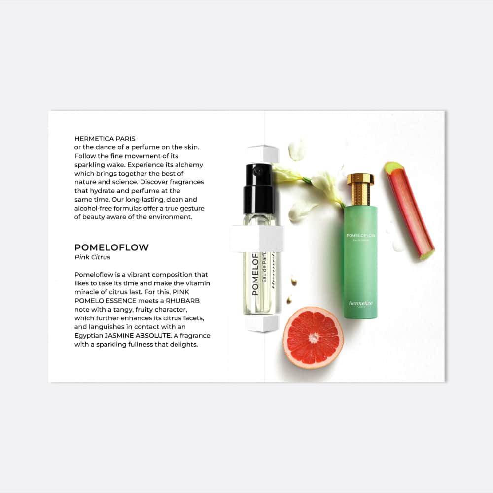 Hermetica Paris | Pomeloflow - Eau de Parfum Sample 1.5ml - Card