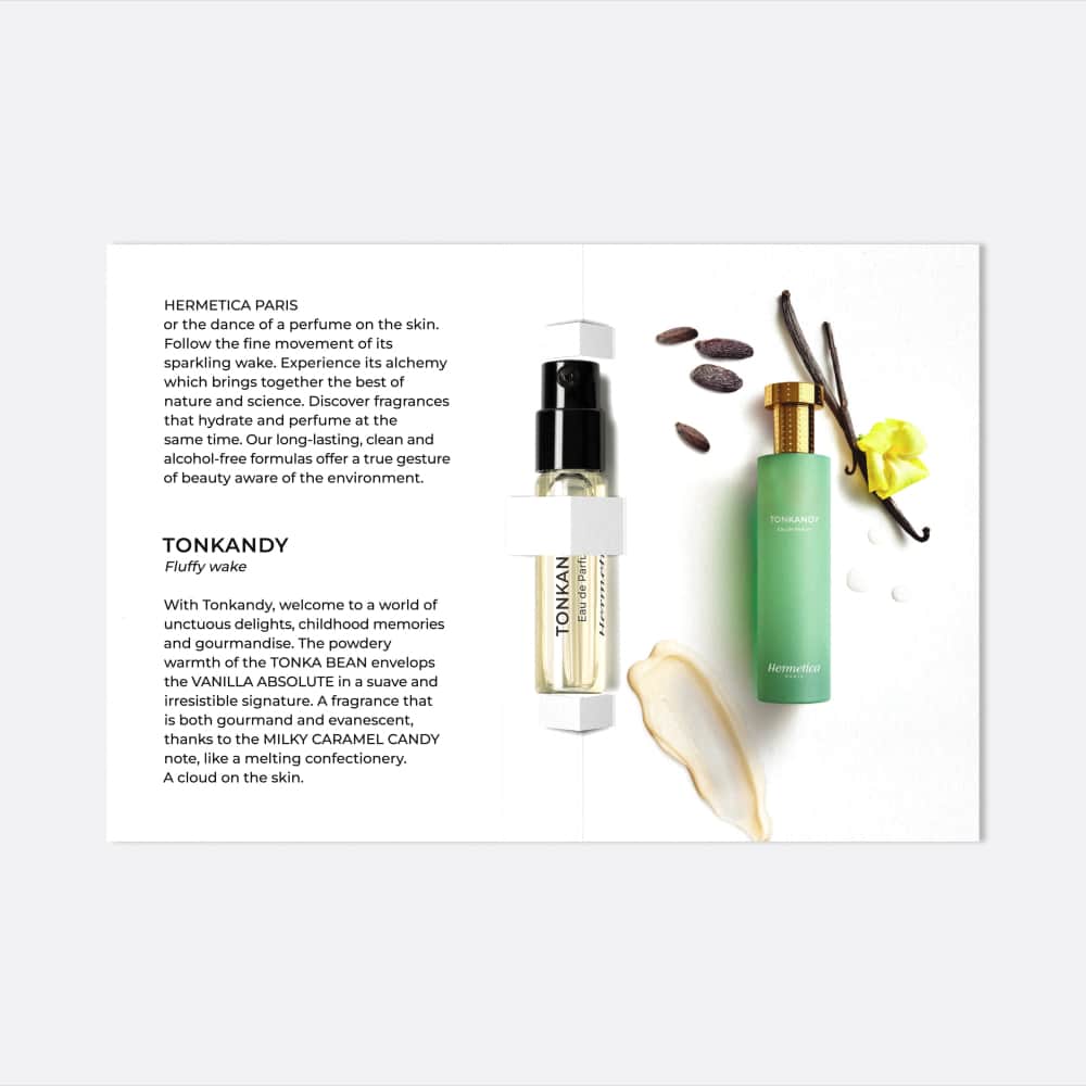 Hermetica Paris | Tonkandy - Eau de Parfum Sample 1.5ml - Card